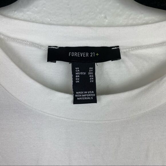 NWT Forever21 Line Art Graphic Tee - Picture 4 of 5
